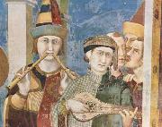 Simone Martini St Martin is dubbed a Knight (mk08) oil painting